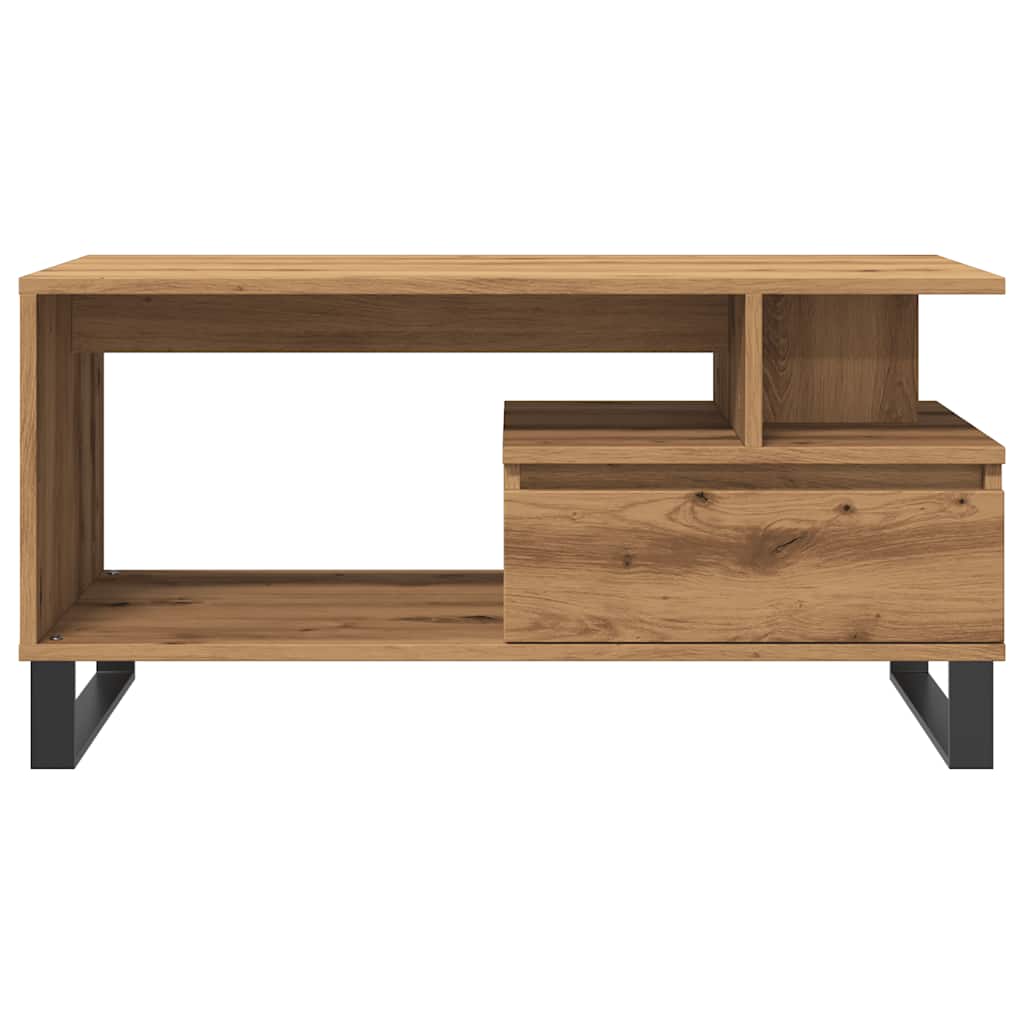 Couchtisch Artisan-Eiche 90X49X45 Cm Holzwerkstoff