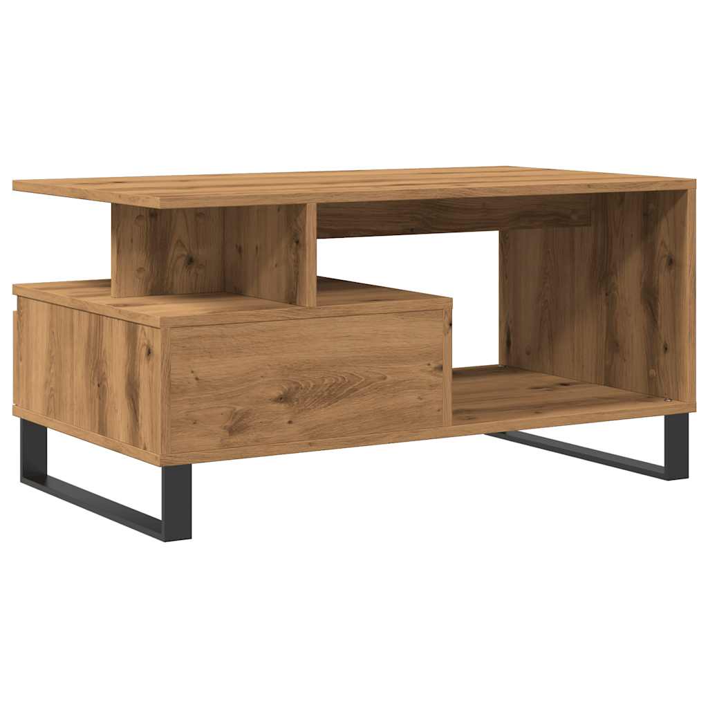 Couchtisch Artisan-Eiche 90X49X45 Cm Holzwerkstoff