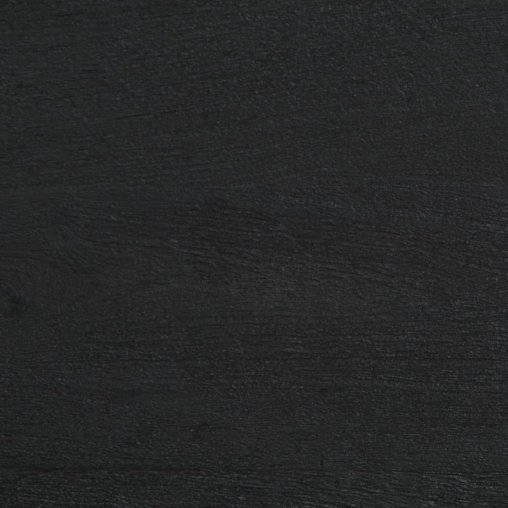 Nachttisch Schwarz 50X33X60 Cm Holzwerkstoff
