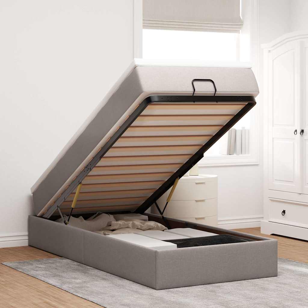Ottoman-Bett Mit Matratze Stoff