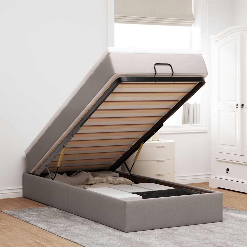 Ottoman-Bett Mit Matratze Stoff