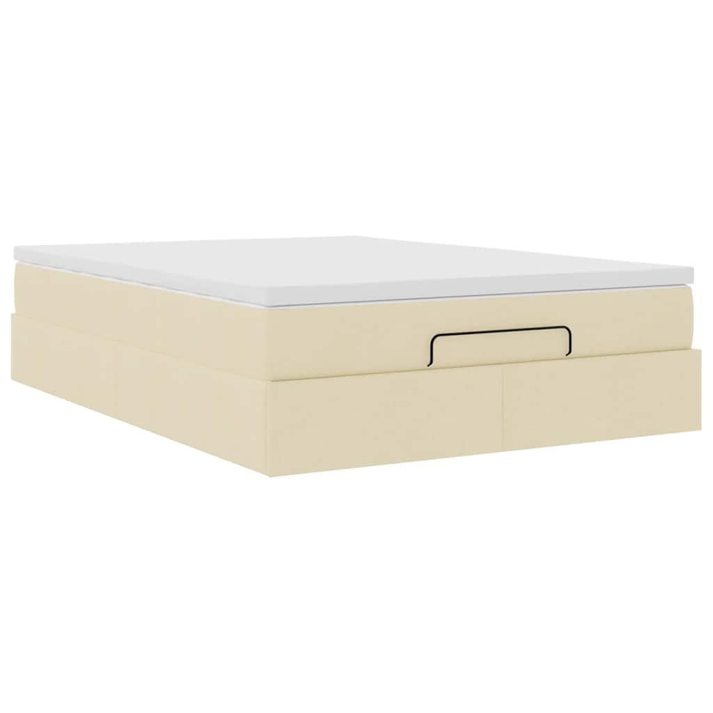 Ottoman-Bett Mit Matratze Stoff