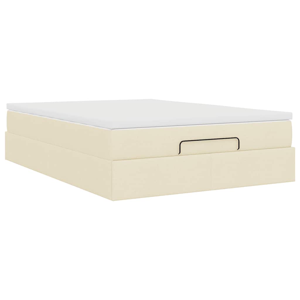 Ottoman-Bett Mit Matratze Stoff