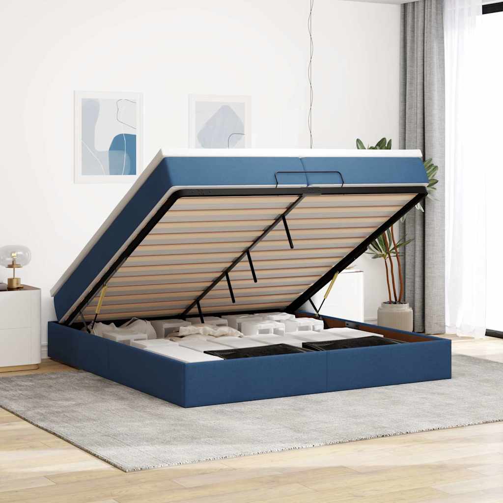 Ottoman-Bett Mit Matratze Stoff