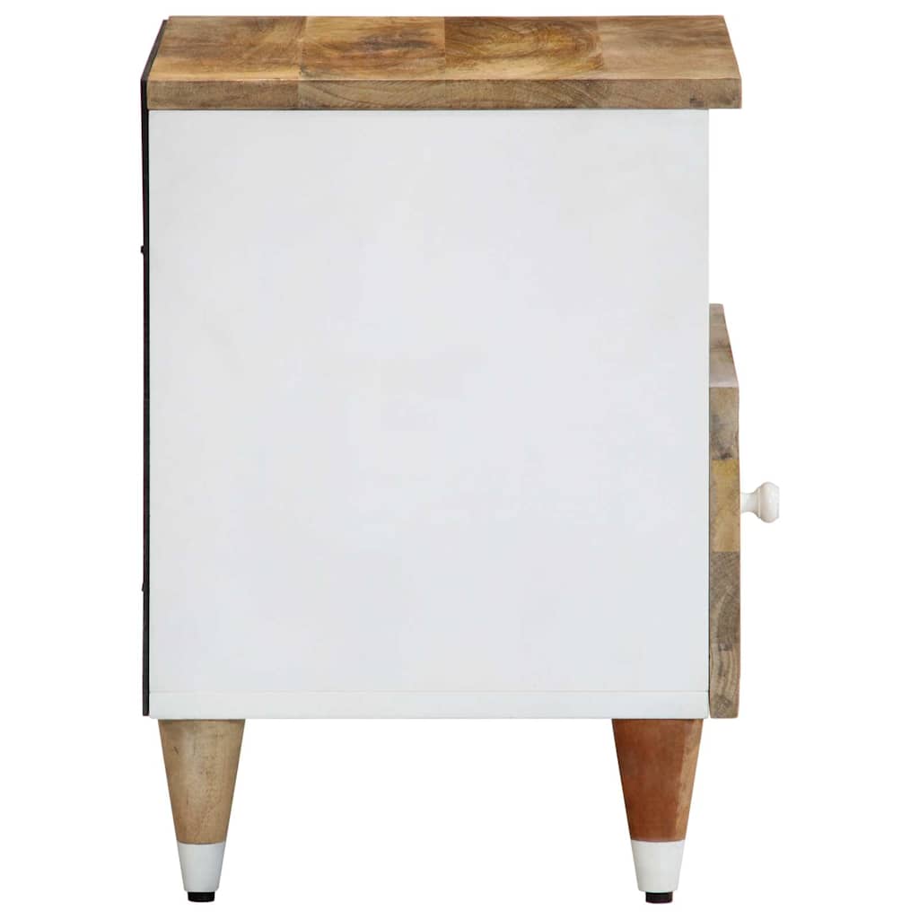 Nachttisch 40X33X46 Cm Massivholz Mango