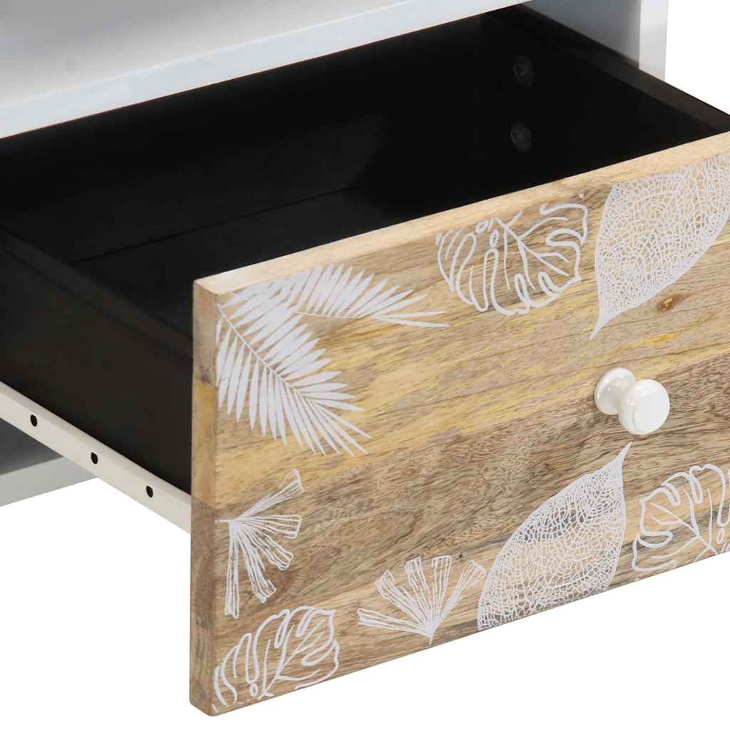 Nachttisch 40X33X46 Cm Massivholz Mango