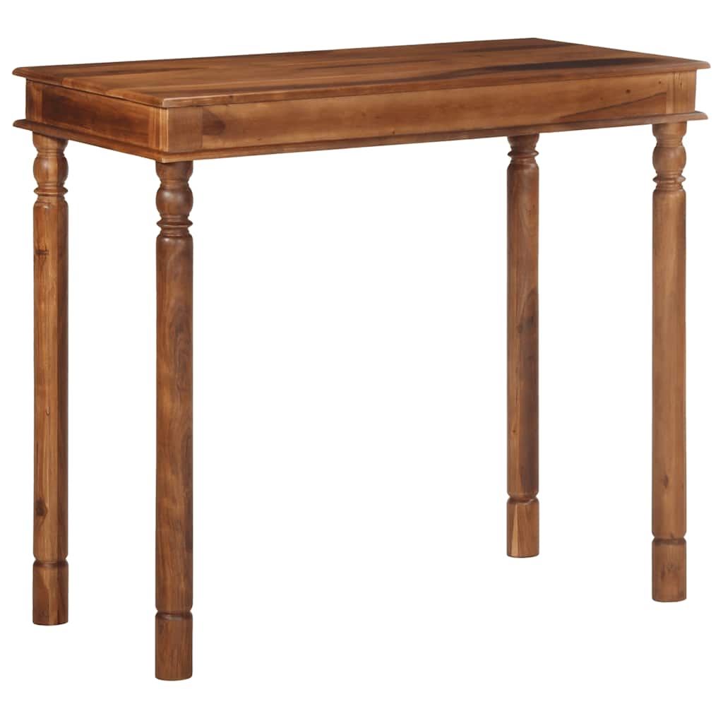 Bartisch 120X60X107 Cm Massivholz Akazie Braune Eiche