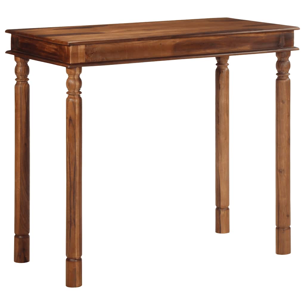 Bartisch 120X60X107 Cm Massivholz Akazie Braune Eiche