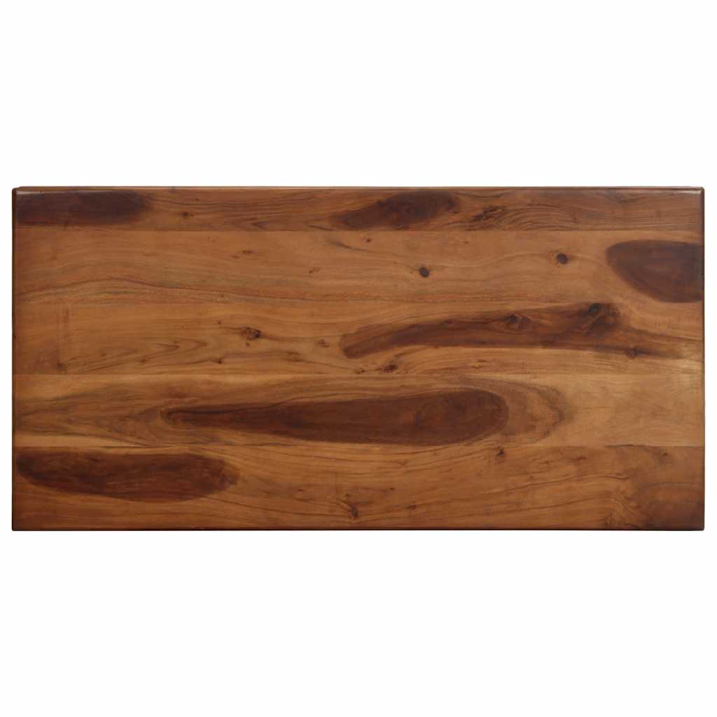 Bartisch 120X60X107 Cm Massivholz Akazie Braune Eiche