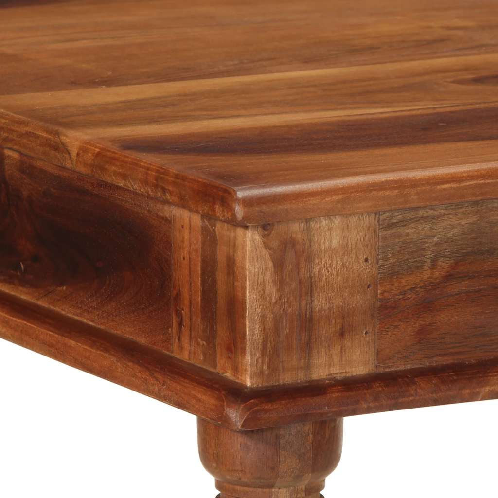 Bartisch 120X60X107 Cm Massivholz Akazie Braune Eiche