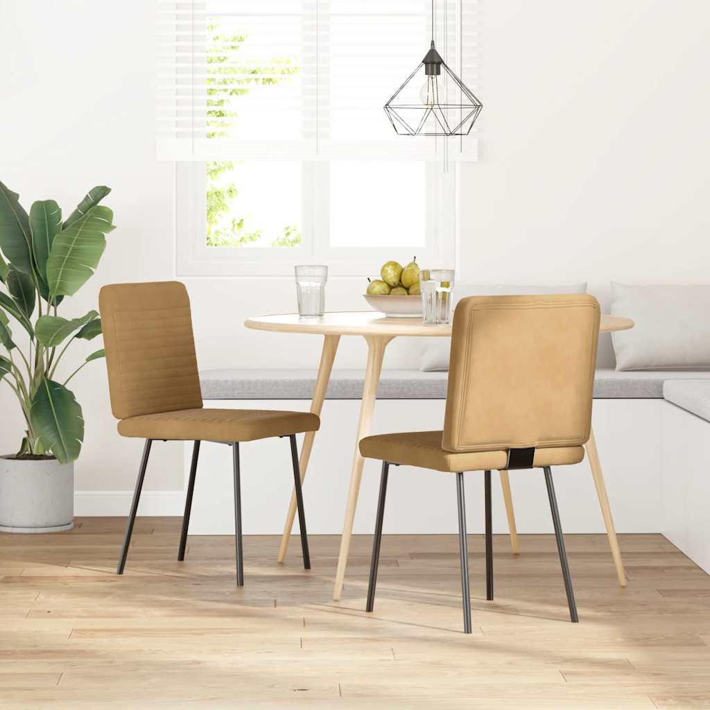 Esszimmerstühle 2 Stk. Samt