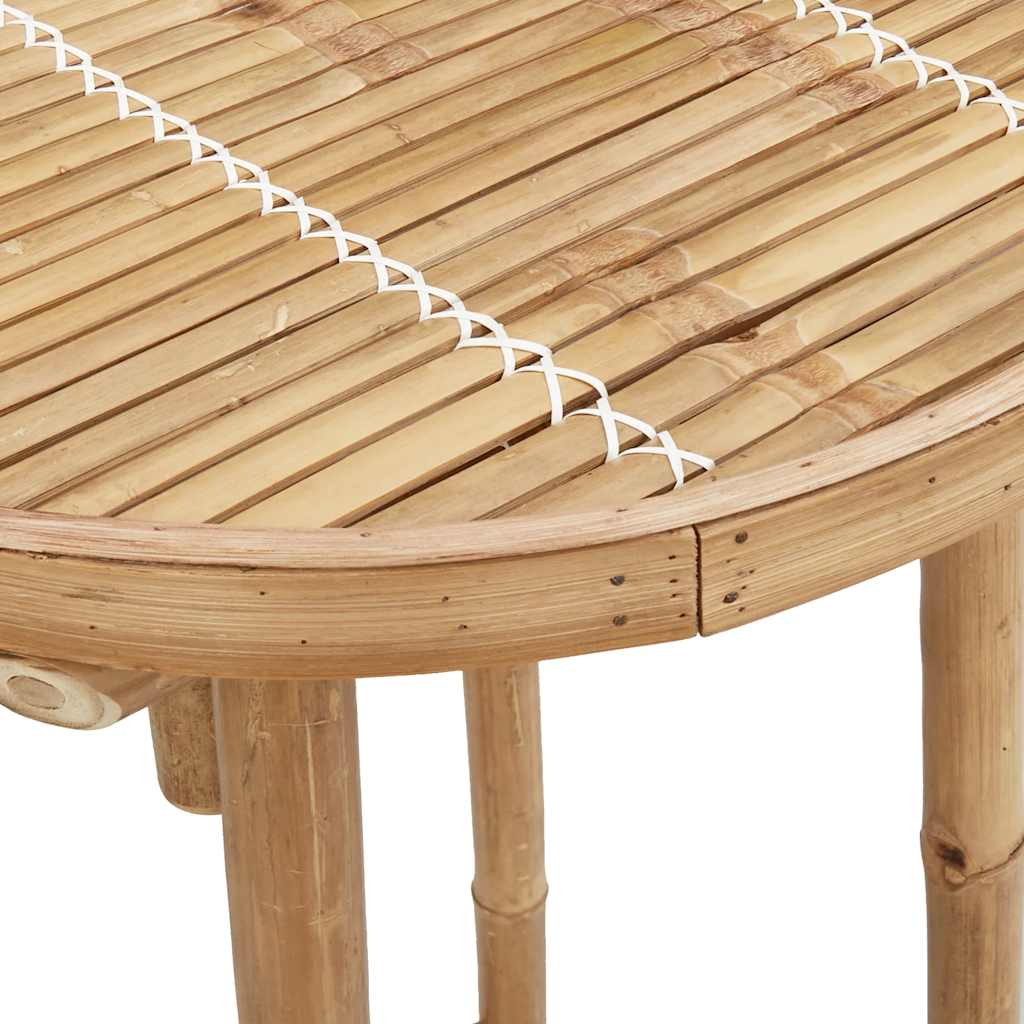 3-Tlg. Outdoor-Bar-Set Klappbar Bambus