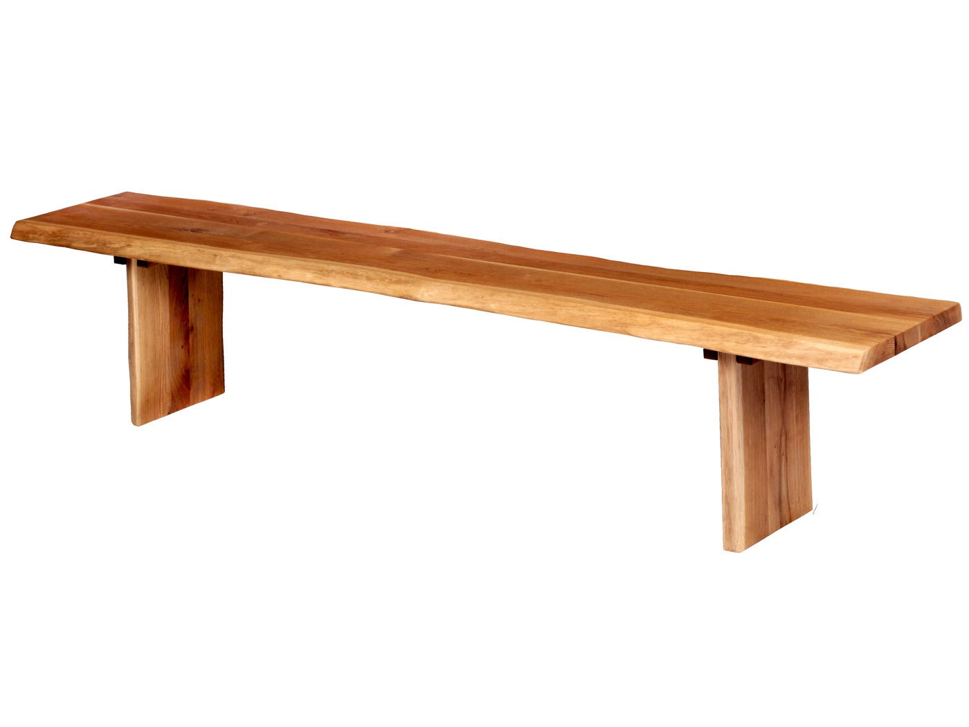 Eichenbank mit Baumkante - Alles Online