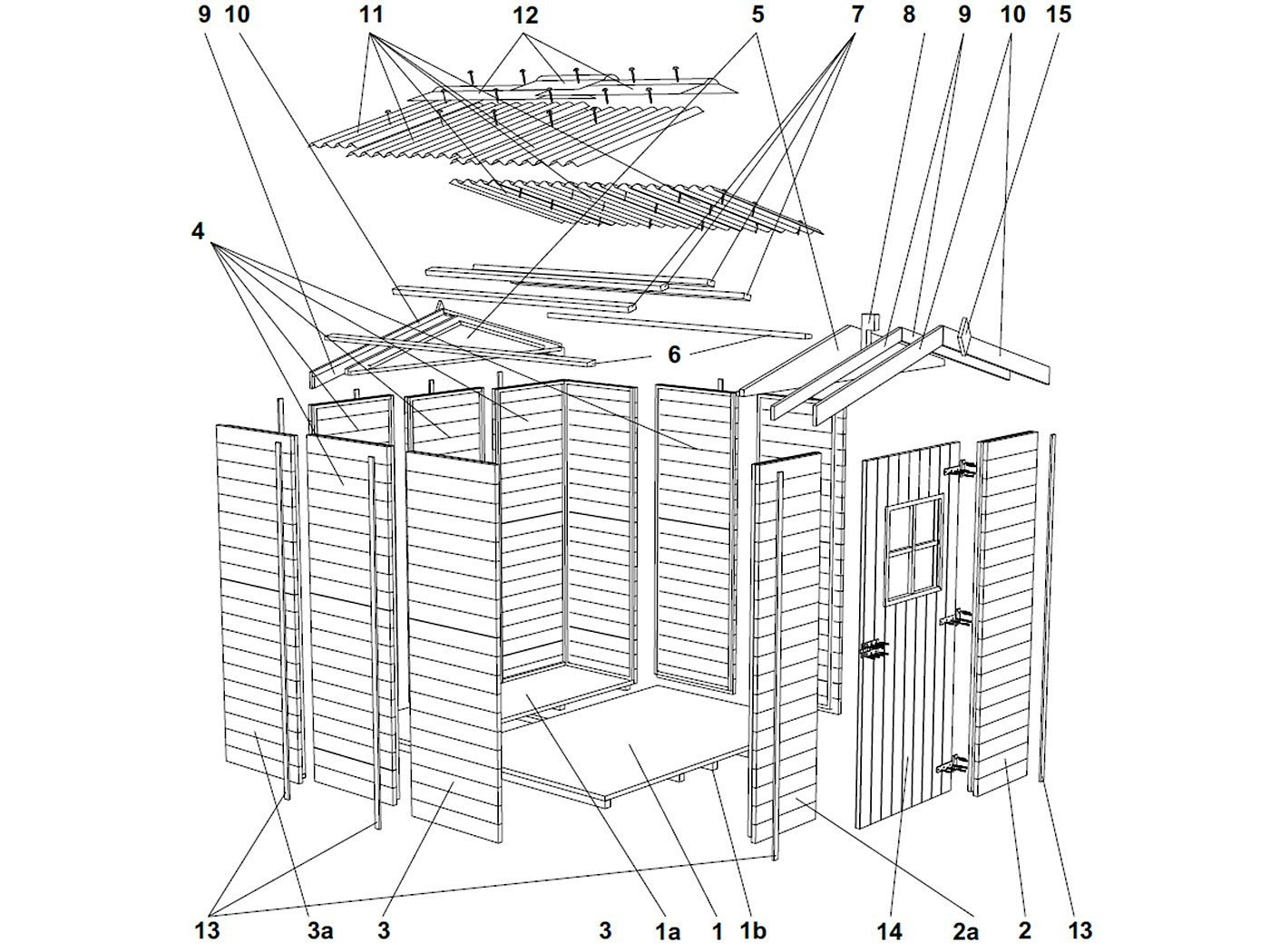Gartenhaus Practical