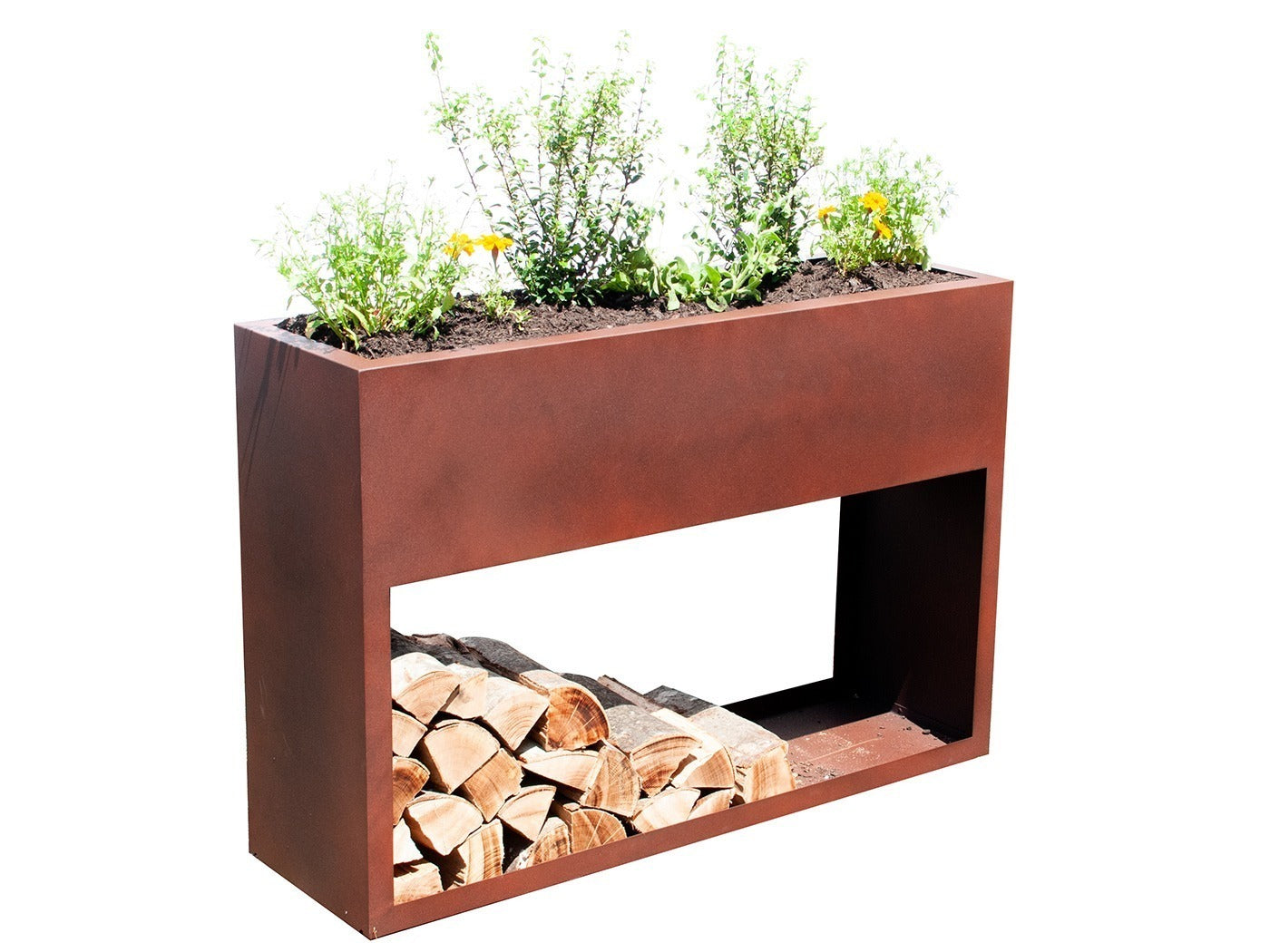Hochbeet Metall - Holzregal
