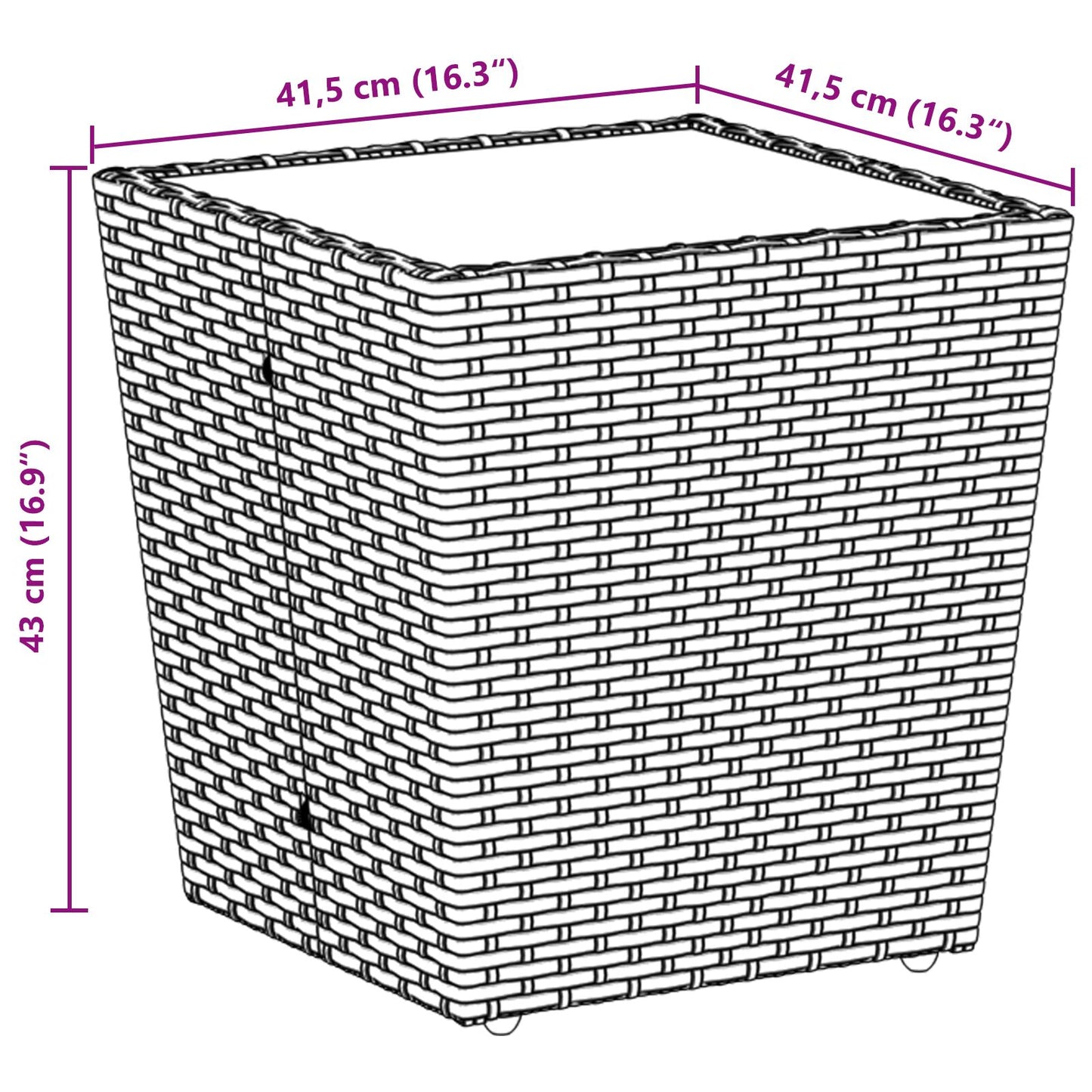 3-Teiliges Garten Bistro Set Mit Kissen Braun Poly Rattan