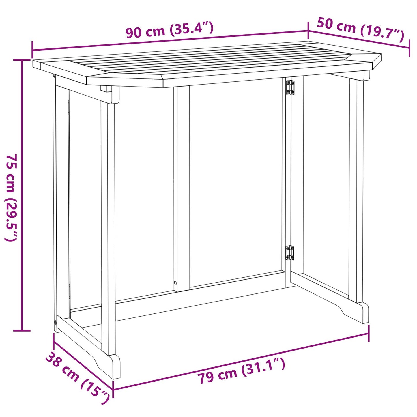 2-Teiliges Garten-Esszimmer-Set Mit Kissen Aus Massivem Akazienholz
