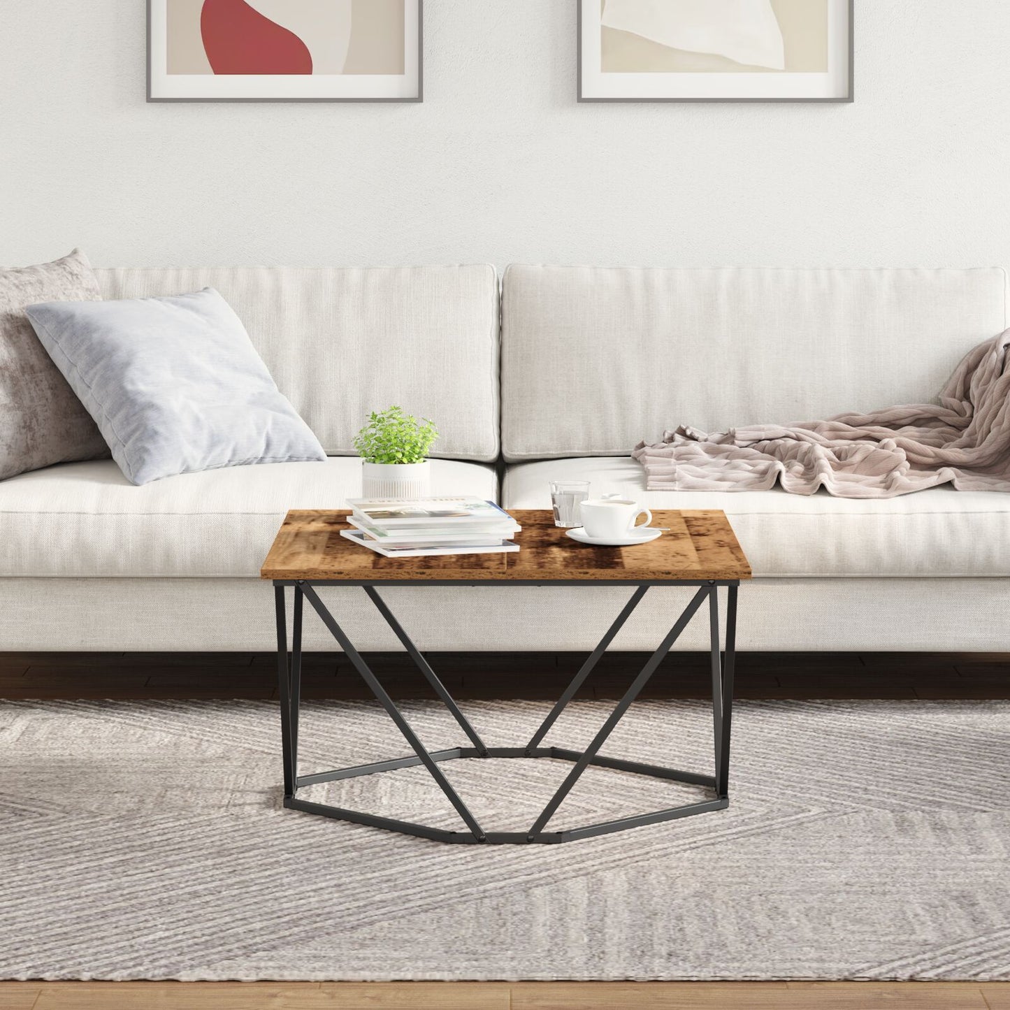 Couchtisch Massivholz Altholz Mittel