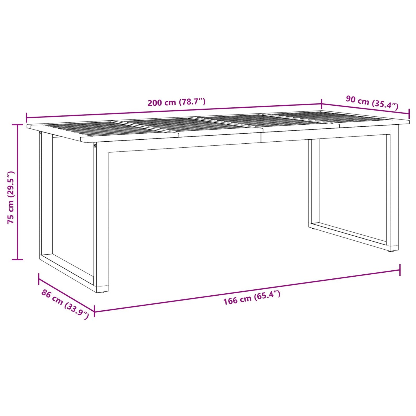 Garten Esszimmer Set 9 Teile Grau, Holzton Metall Langlebig