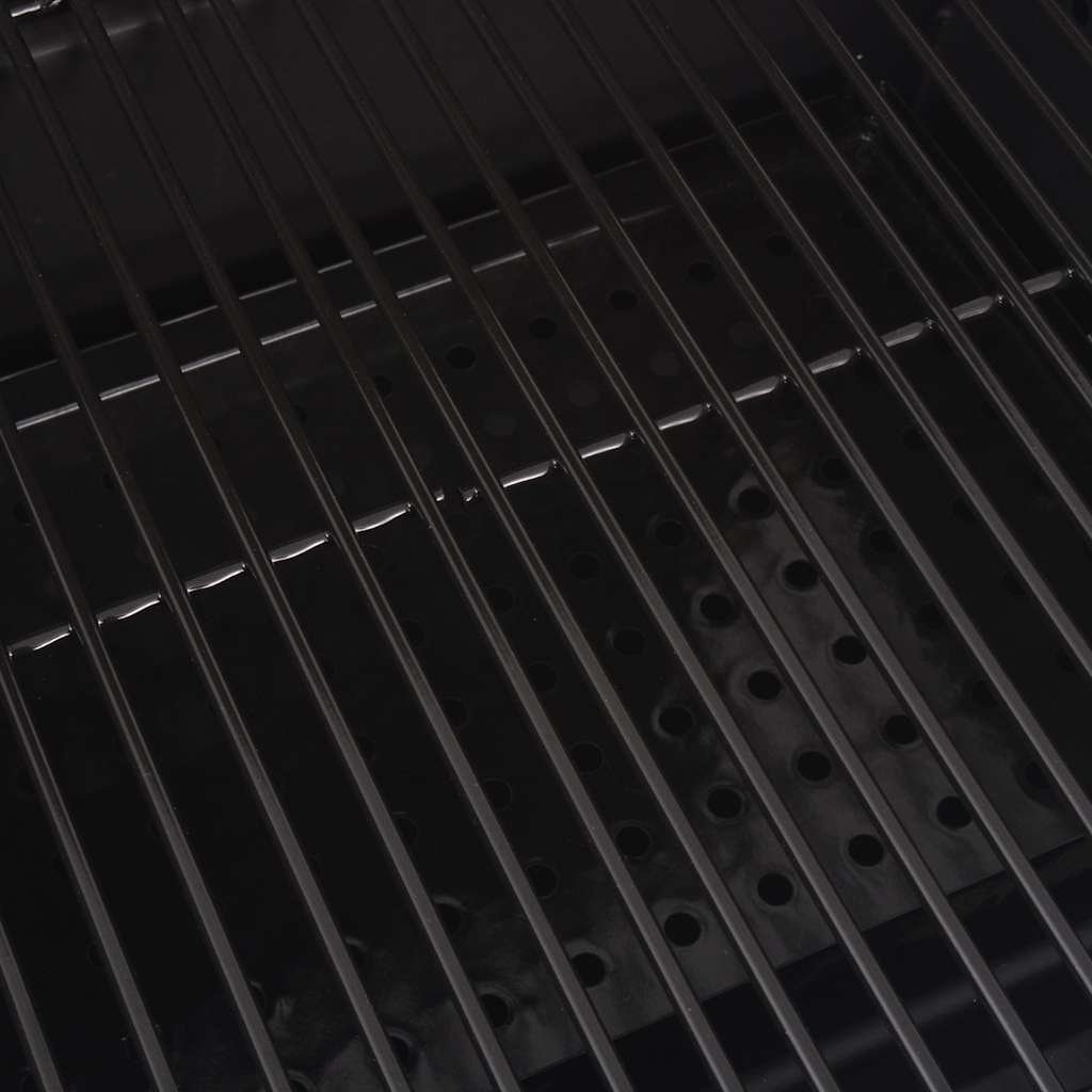 Holzkohlegrill Smoker Mit Ablage Schwarz