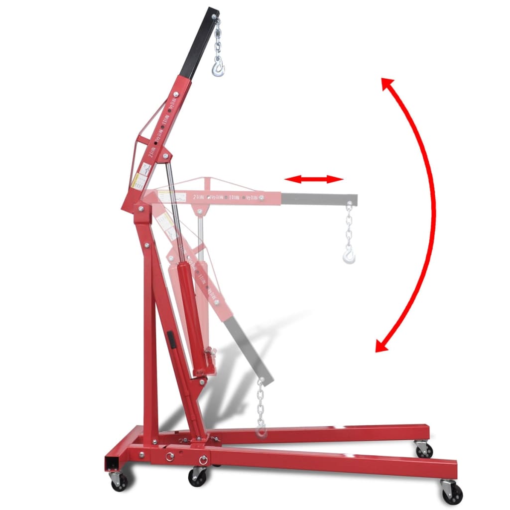 Werkstattkran 2 Tonnen Klappbar 88,2 Kg