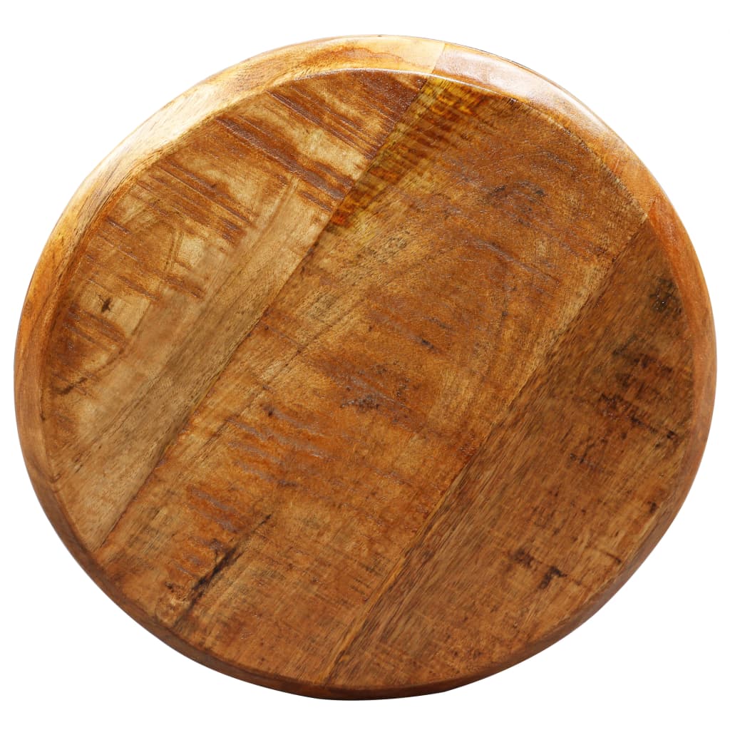 Barhocker 2 Stk. Mango Massivholz Gelb
