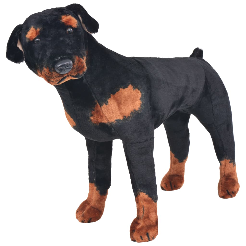 Plüschtier Hund Stehend Plüsch Hellbraun Xxl