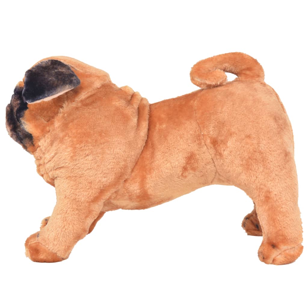 Plüschtier Hund Stehend Plüsch Hellbraun Xxl