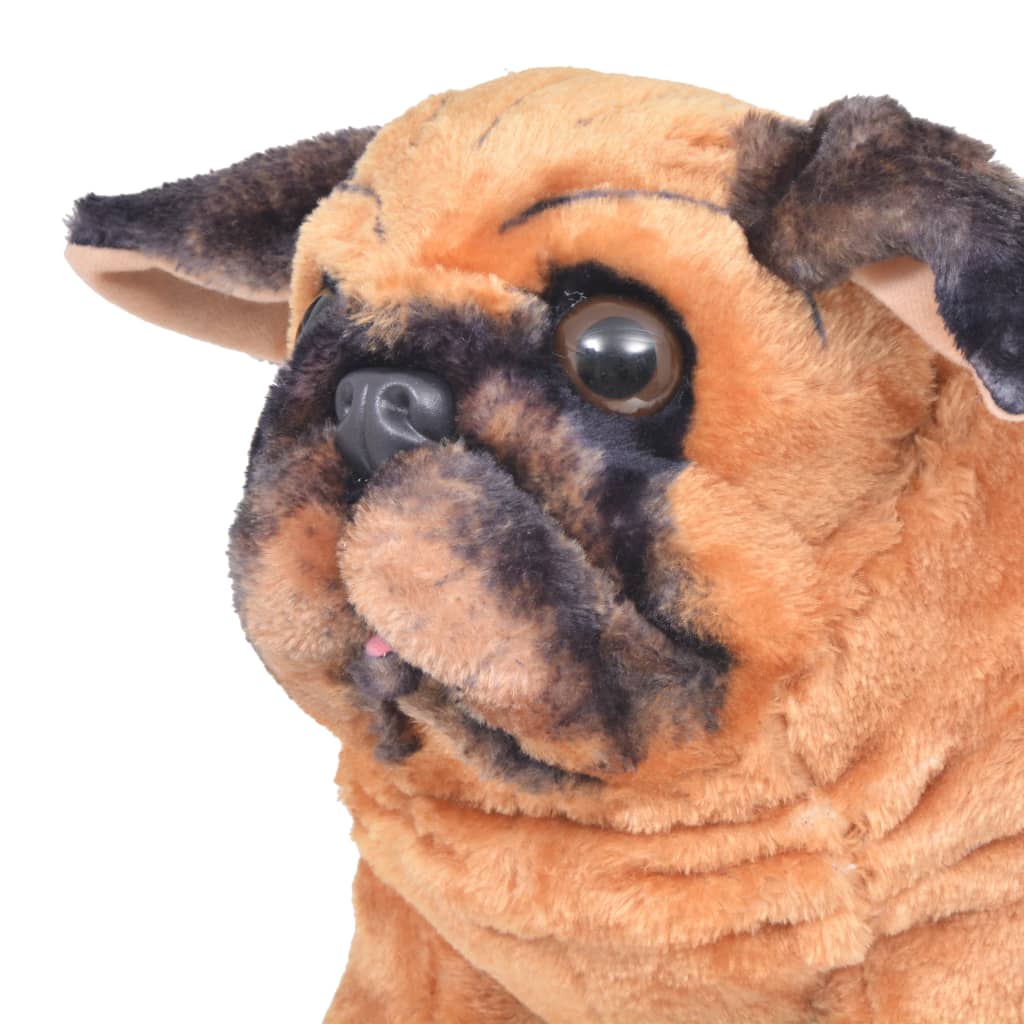 Plüschtier Hund Stehend Plüsch Hellbraun Xxl