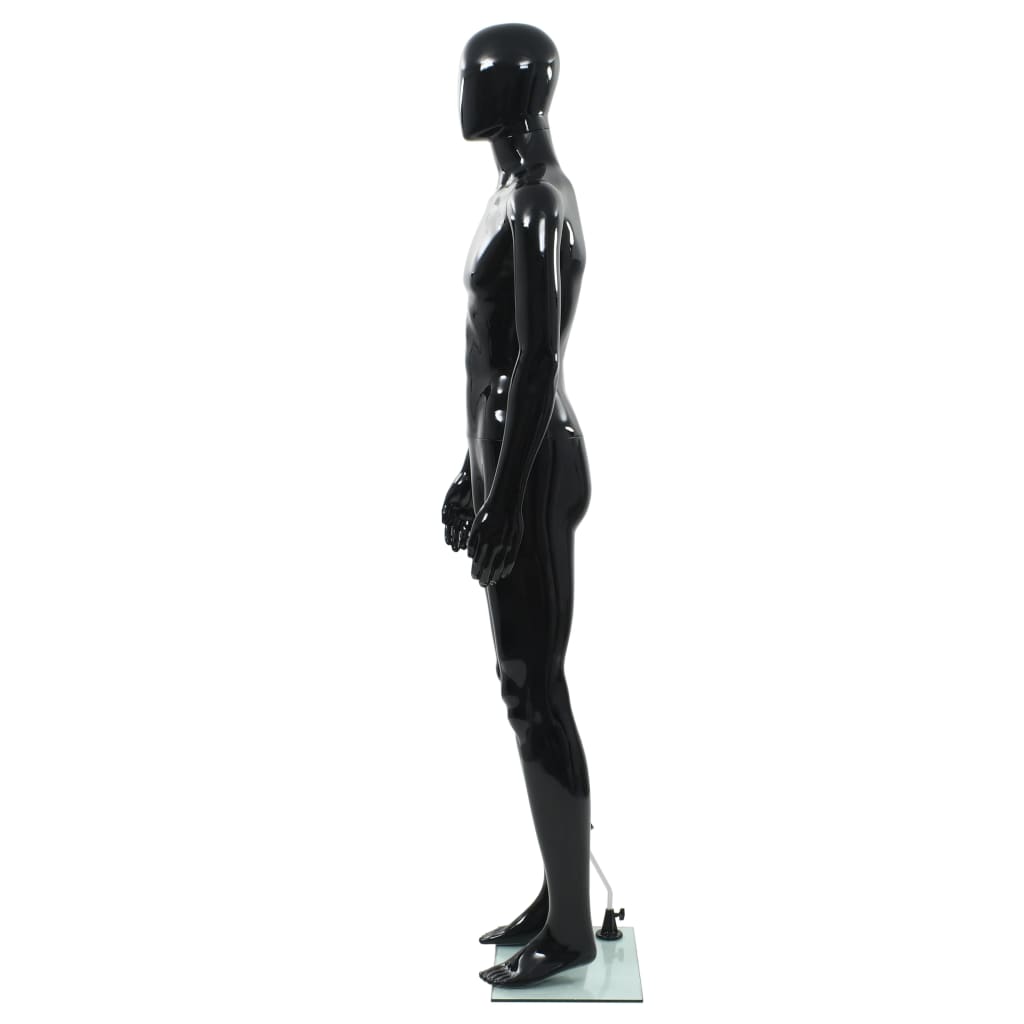 E Schaufensterpuppe Mit Glassockel 185 Cm
