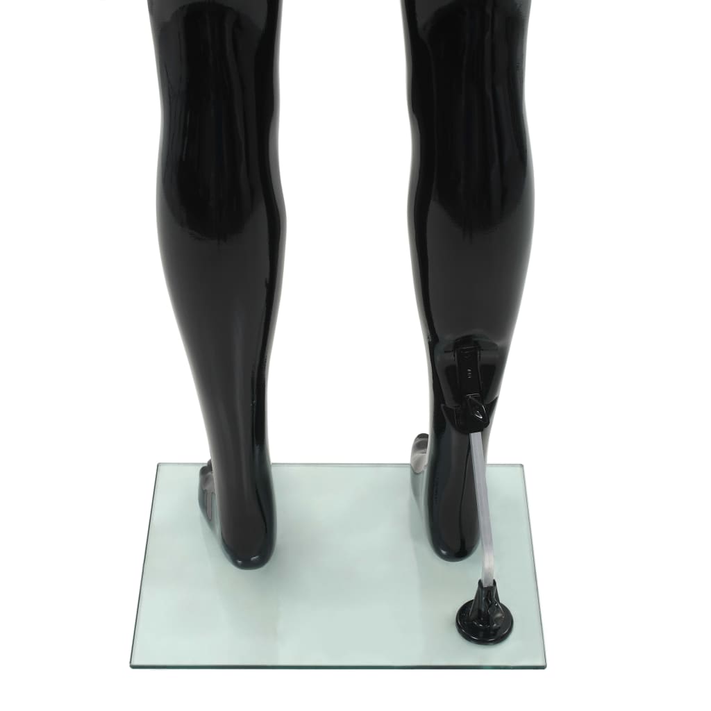 E Schaufensterpuppe Mit Glassockel 185 Cm