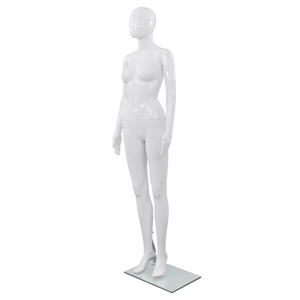 E Schaufensterpuppe Mit Glassockel 185 Cm