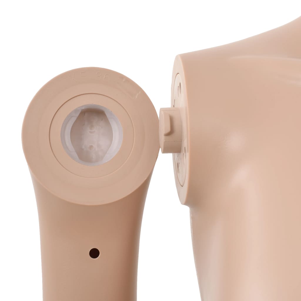 Schaufensterpuppe Dame Mit Glassockel Beige 180 Cm