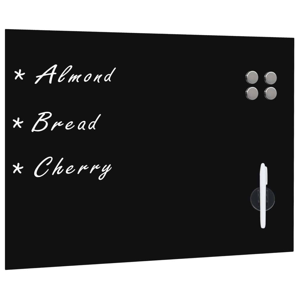 Magnetisches Whiteboard Wandmontage Glas