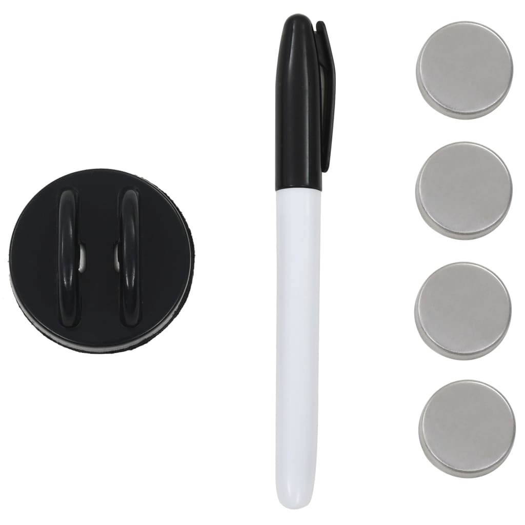 Magnetisches Whiteboard Wandmontage Glas