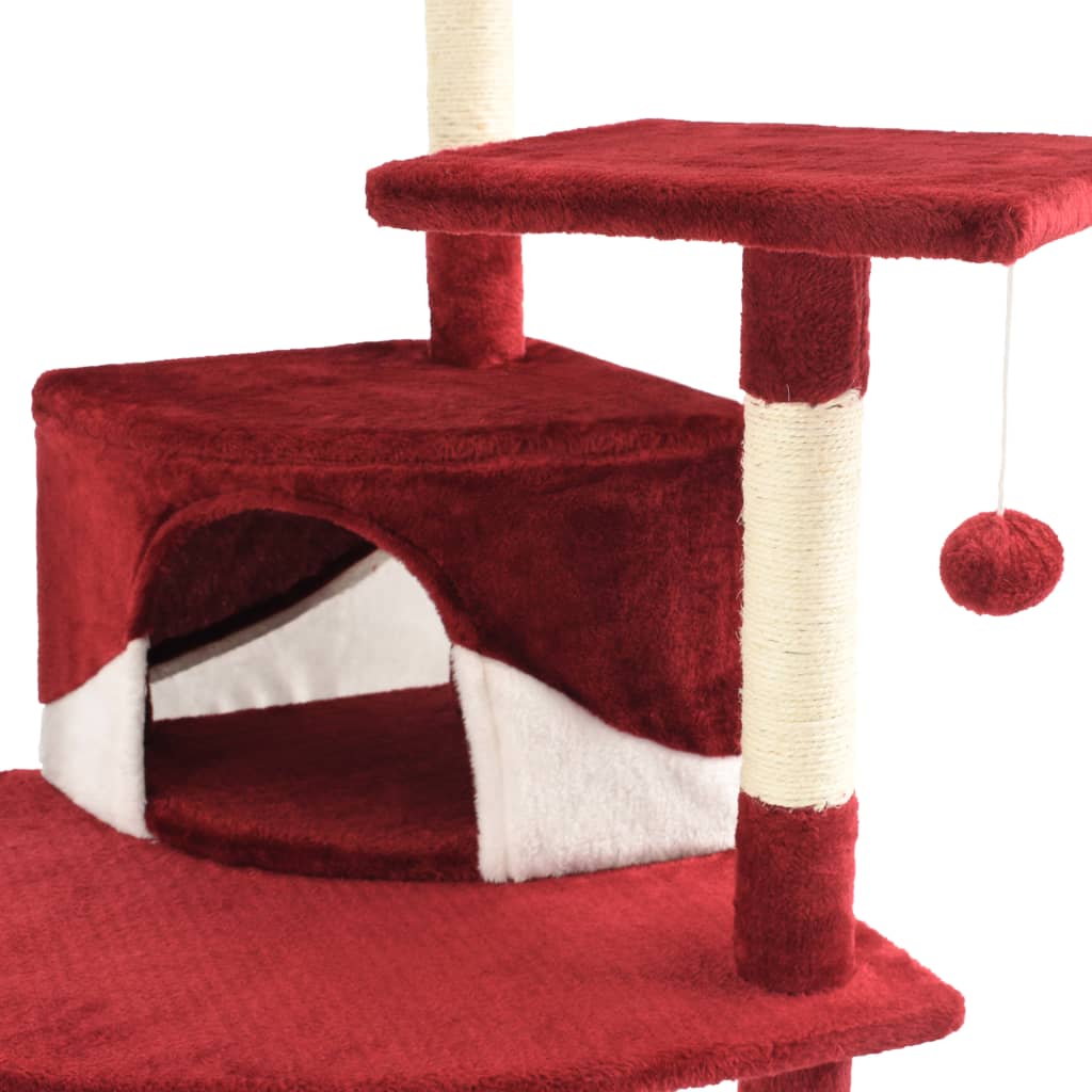 Katzen-Kratzbaum Mit Sisal-Kratzsäulen