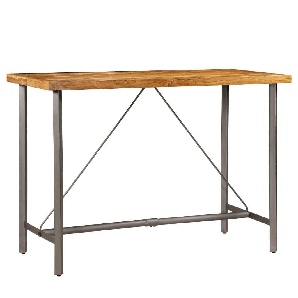 Bartisch Recyceltes Massivholz Teak