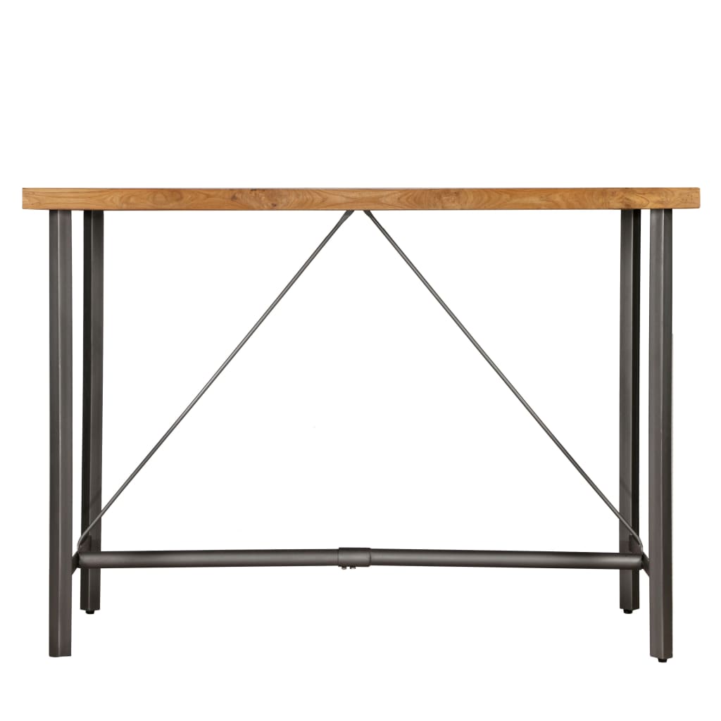 Bartisch Recyceltes Massivholz Teak