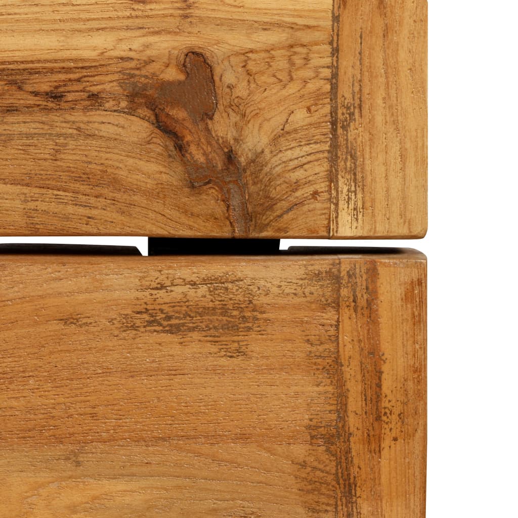 Bartisch Recyceltes Massivholz Teak