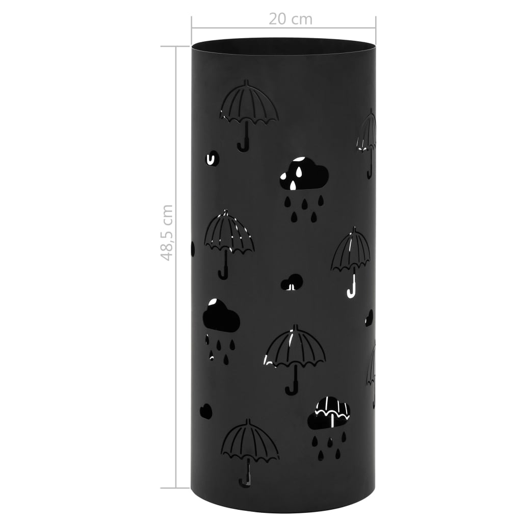 Regenschirmständer Regenschirm-Motiv Stahl