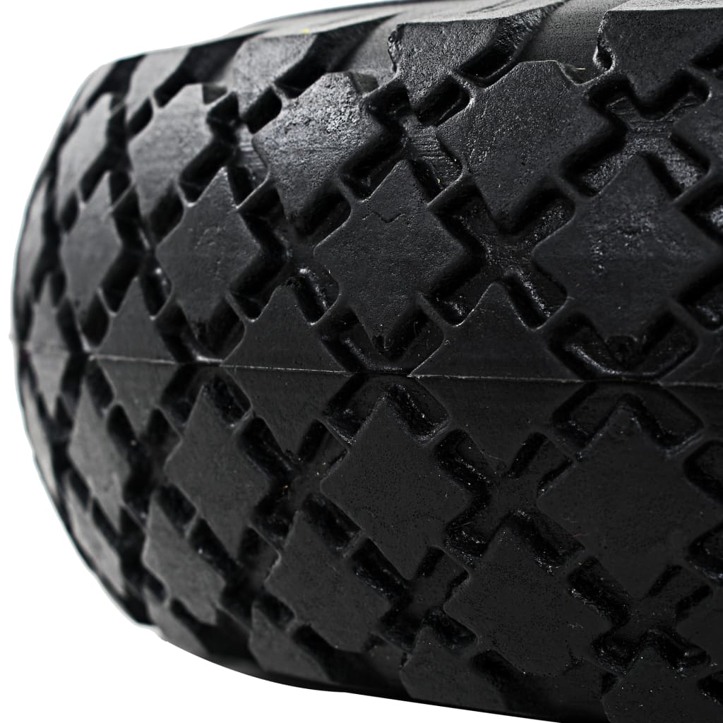 Sackkarrenräder 2 Stk. Massives Pu 3,00 - 4 (260X85)