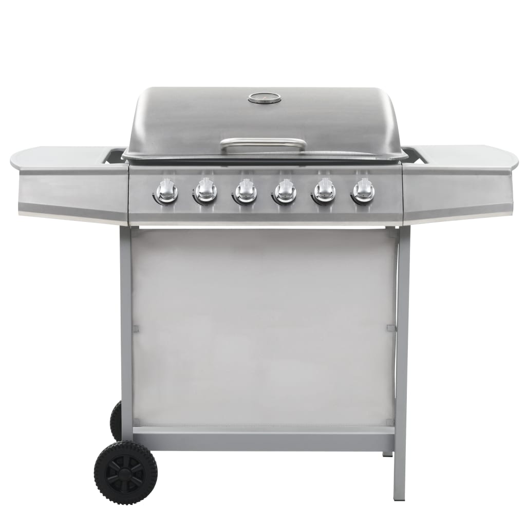 Gasgrill Mit 6 Flammen Edelstahl N