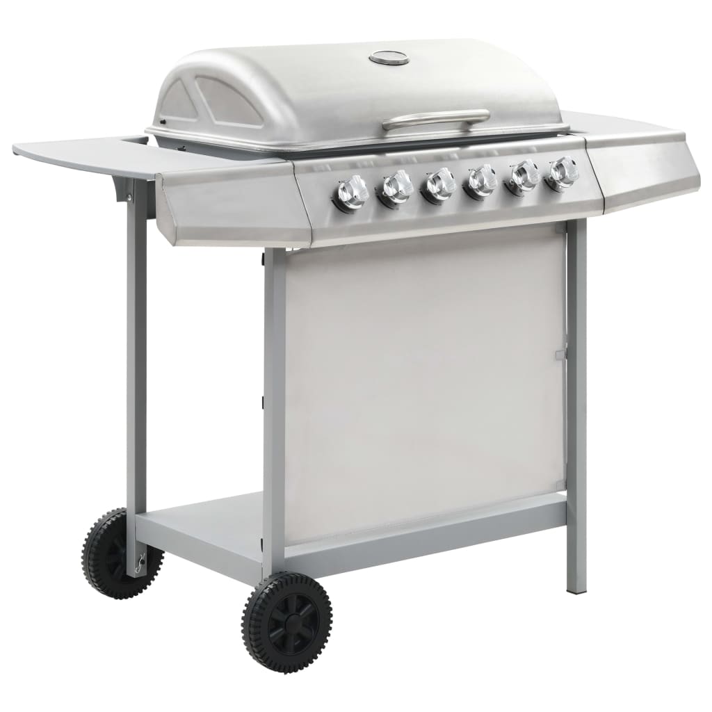 Gasgrill Mit 6 Flammen Edelstahl N