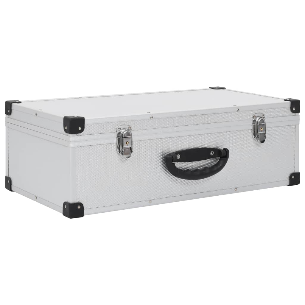 Cd-Koffer Für 80 Cds Aluminium Abs N