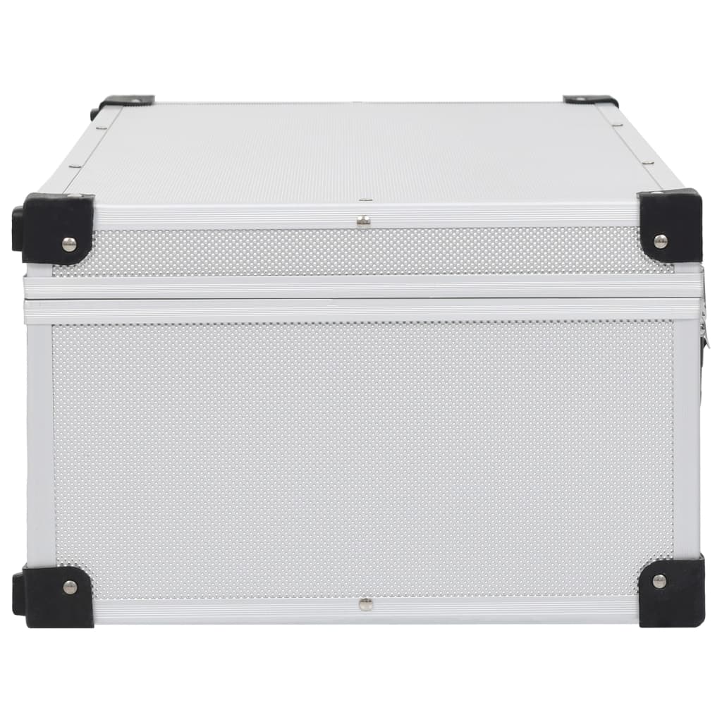 Cd-Koffer Für 80 Cds Aluminium Abs N