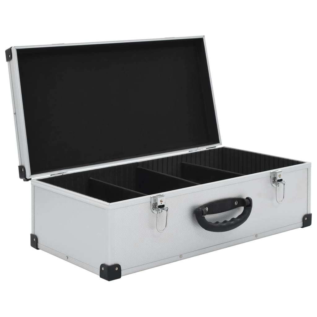 Cd-Koffer Für 80 Cds Aluminium Abs N