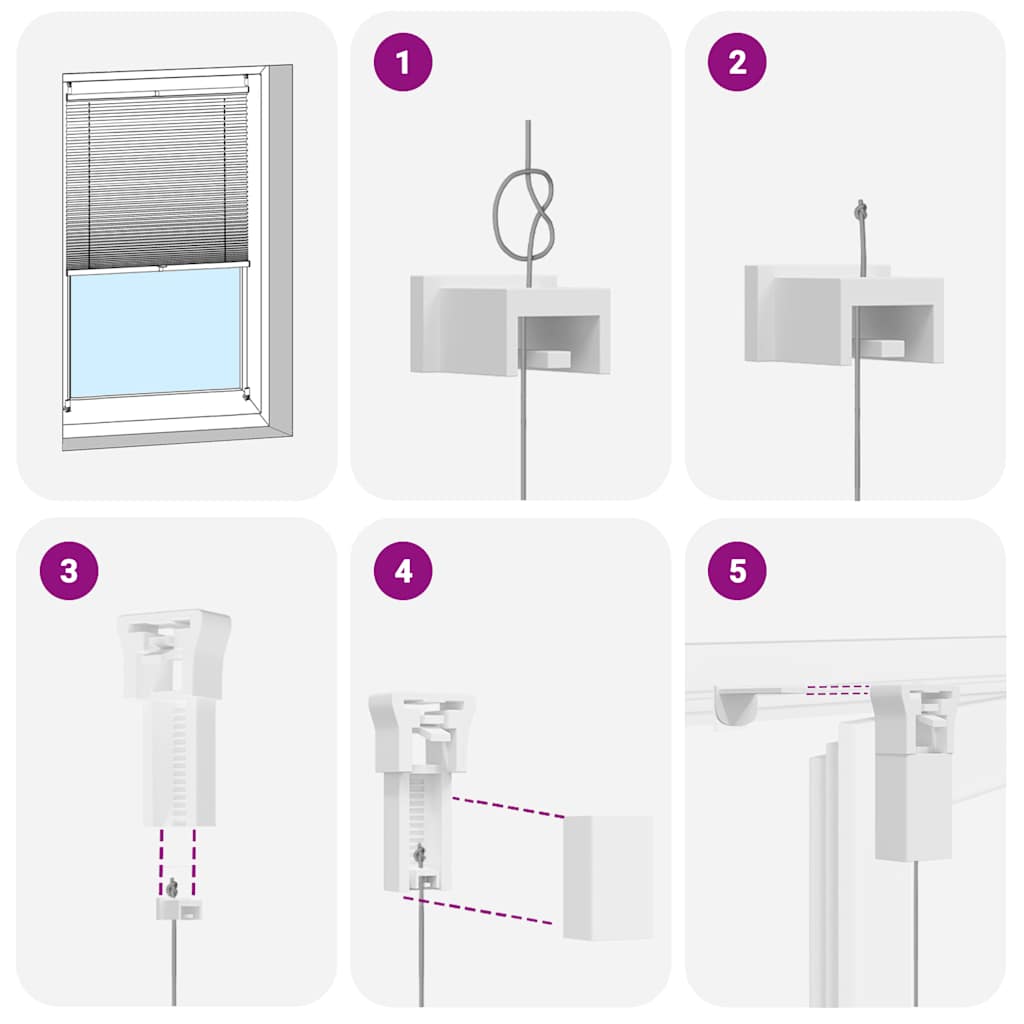 Plissee Faltrollo Rollo Plisseerollo 100X150Cm
