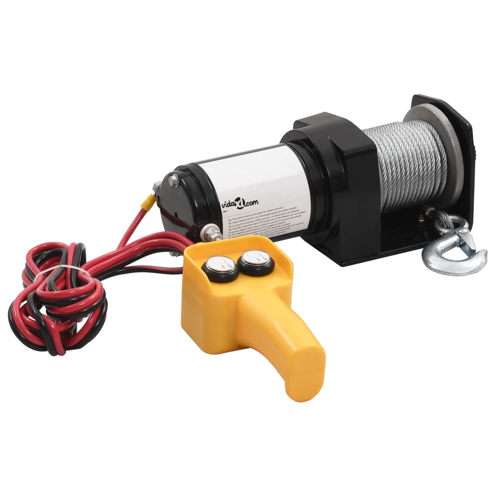 12 V Elektrische Seilwinde 907 Kg Kabel-Fernbedienung