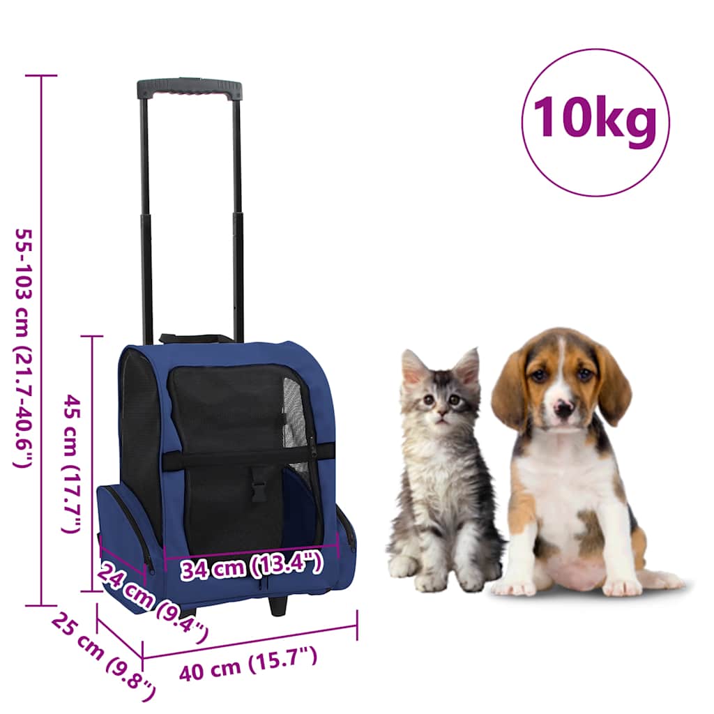 Trolley Für Haustiere 3-In-1 Faltbar