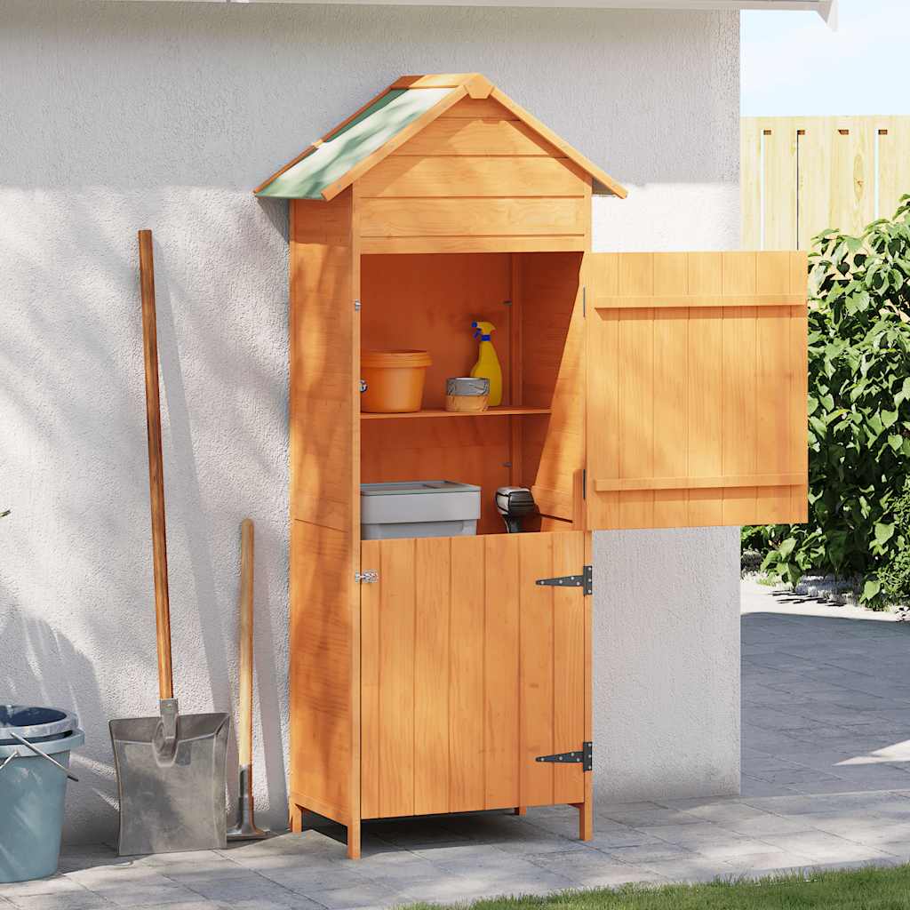 Gartenschrank Braun 42,5X64X190 Cm